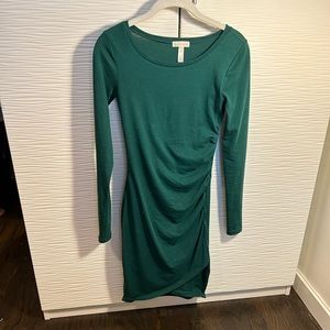 Leith Dark Green Shirt Dress. Size XXS.